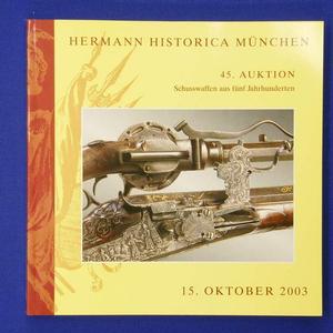 Hermann Historica catalog 2003, 231 pages. Price 20 euro