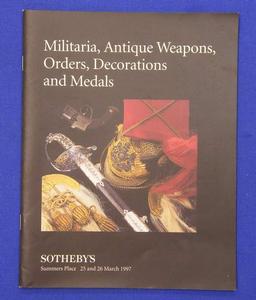 Sotheby's catalog 25 march 1997, 53  pages .Price 15 euro