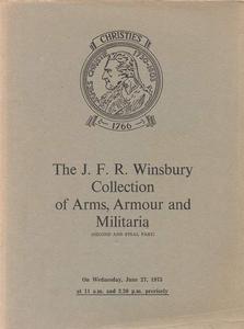 Christie's catalog Winsbury Collection 27 june 1973, 95 pages. Price 30 euro