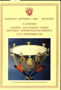 Hermann Historica Catalog 22 november 1996, 878 pages. Price 30 euro