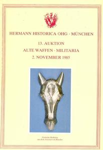 Herman Historica Catalog 2 november 1985, 200 pages . Price 15 euro
