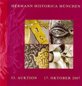 Hermann Historica Catalog 17 oktober   2007, 550 pages. Price 30 euro