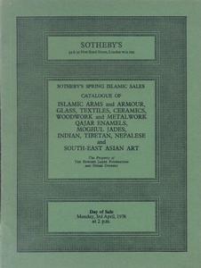 Sotheby's Catalog 3 april 1978,  90 pages. Price 20 euro