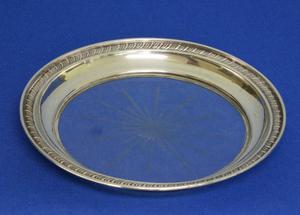 A very nice Sterling Silver Coaster, diameter 14 cm, in very good condition. Price 75 euro reduced to 59 euro