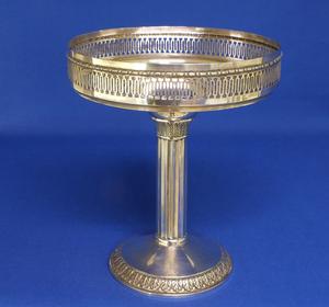 A very nice German Silver Tazza, height 21 cm, in very good condition. Price 250 euro reduced to 195 euro