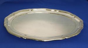 A very nice German Silver Serving Dish, length 40 cm, 800 with unknown marks, in very good condition. Price 750 euro reduced to 595 euro
