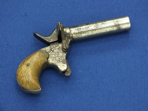 A very nice antique 19th Century Rimfire Pocket Pistol, caliber 8 mm,  length 14 cm, Price 185 euro