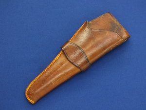 A very nice vintage leather Revolver Holster, length  32 cm. Price 225 euro