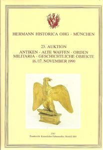 The Hermann Historica Auction Catalogue 16&17 November 1990.