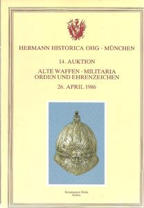 The Hermann Historica Auction Catalogue 26 April 1986. Price 20 euro.