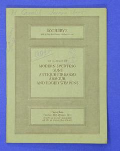 Sotheby's catalog 14 october 1975, 39 pages. Price 15 euro