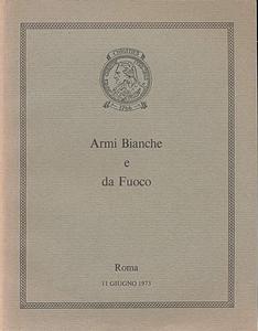 The unused Christie's catalog Roma 11 giugno 1973, 60 pages. Price 20 euro