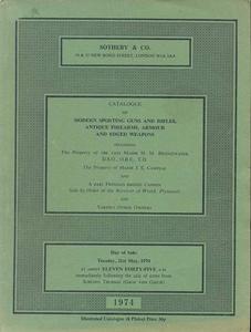 Sotheby's Catalog 21 may 1974, 40 pages, Price 15 euro