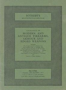 Sotheby's Catalog 20 december 1977, 36 pages. Price 15 euro