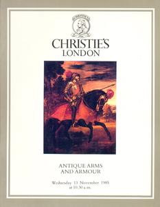 Christie's Catalog 13 novemver 1985, 77 pages. Price 20 euro