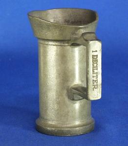 A very nice 19th Century Antique pewter Dutch Measure