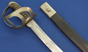 A Dutch Municipal Police constable Klewang Sword. By Weyersberg - Kirschbaum & Cie Solingen. Length 78cm. In very good condition. Price 450 euro.