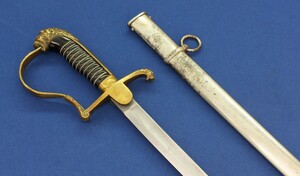 A Dutch officers Sword / Wandelsabel Model 1912. Blade by Weyersberg - Kirschbaum & Cie Solingen. Length 104 cm. In very good condition. Price 325 euro
