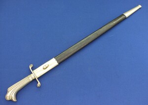 A fine antique 19th century Dutch Police Sword / Politie sabel Deurne. Circa 1870. Numbered 13. Berlin Silver mounts and Hilt. Length 75 cm. In very good condition. 