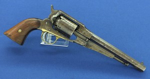 A fine antique American Civil War Remington New Model  Army single action 6 shot Percussion Revolver, .44 caliber, 6 shot, 8 inch barrel, length 37 cm, in very good condition  Price 3.950 euro