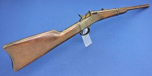 A fine antique American Remington  Rolling Block Single Shot Saddle Ring Carbine, .50 caliber Rimfire, 20 inch barrel, in very good condition. Price 1.425 euro