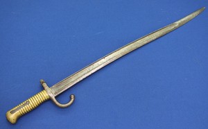 A fine antique French Sabre Bayonet M 1866 for Chassepot, blade 