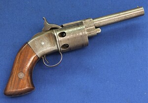 A fine antique Springfield Arms Co  Belt Model Percussion Revolver, 1838 Jaquiths Patent, .31 caliber, 4 inch barrel, in very good condition