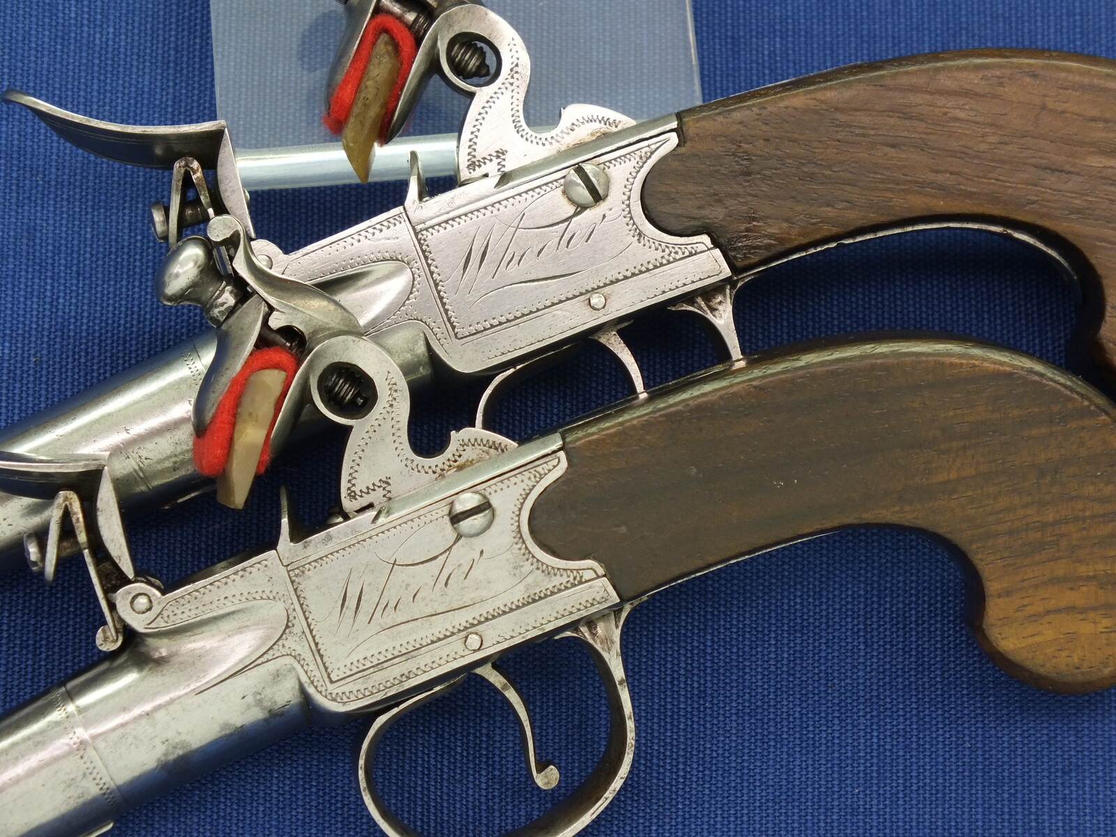 Inspired by Garniture of Flintlock Box-lock Pistols and