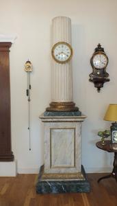 A rare 18th century Dutch antique clock signed J.F Nijs a Ruremond, height 267 cm. Price 9.750 euro