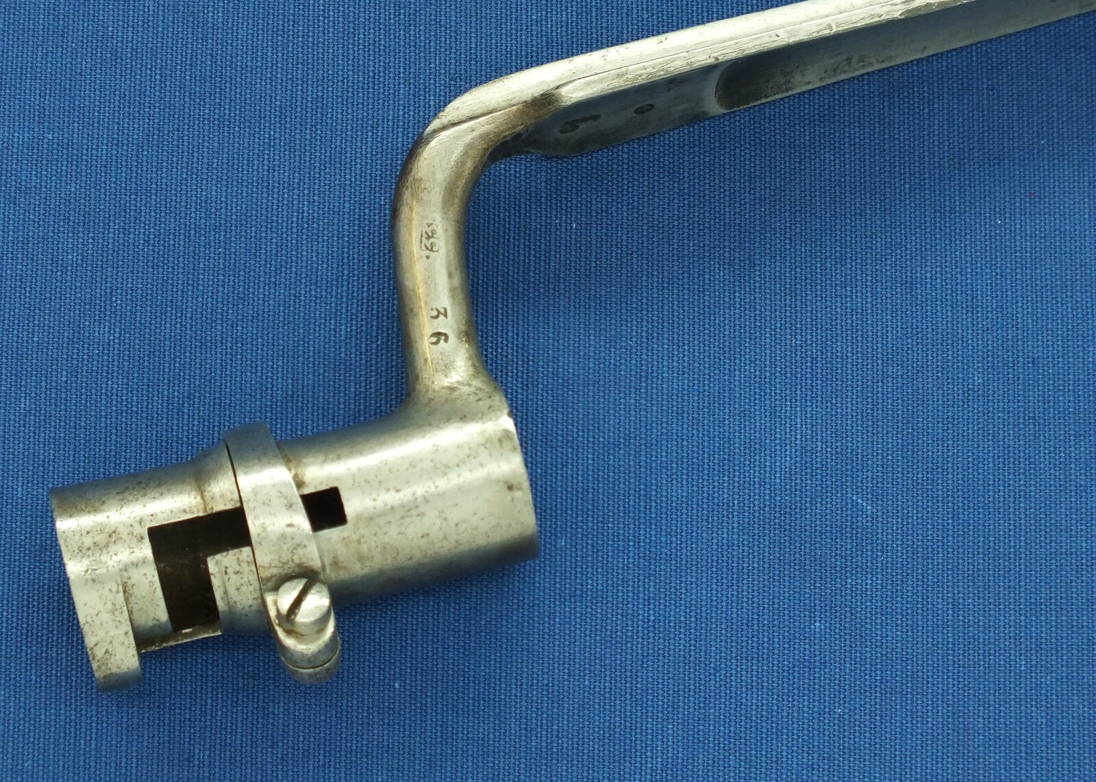 A rare antique Dutch Model 1815 Percussion Musket with Bayonet, converted from flintlock and made in Suhl Germany. Caliber 17,5 mm, length 143 cm, in very good condition.