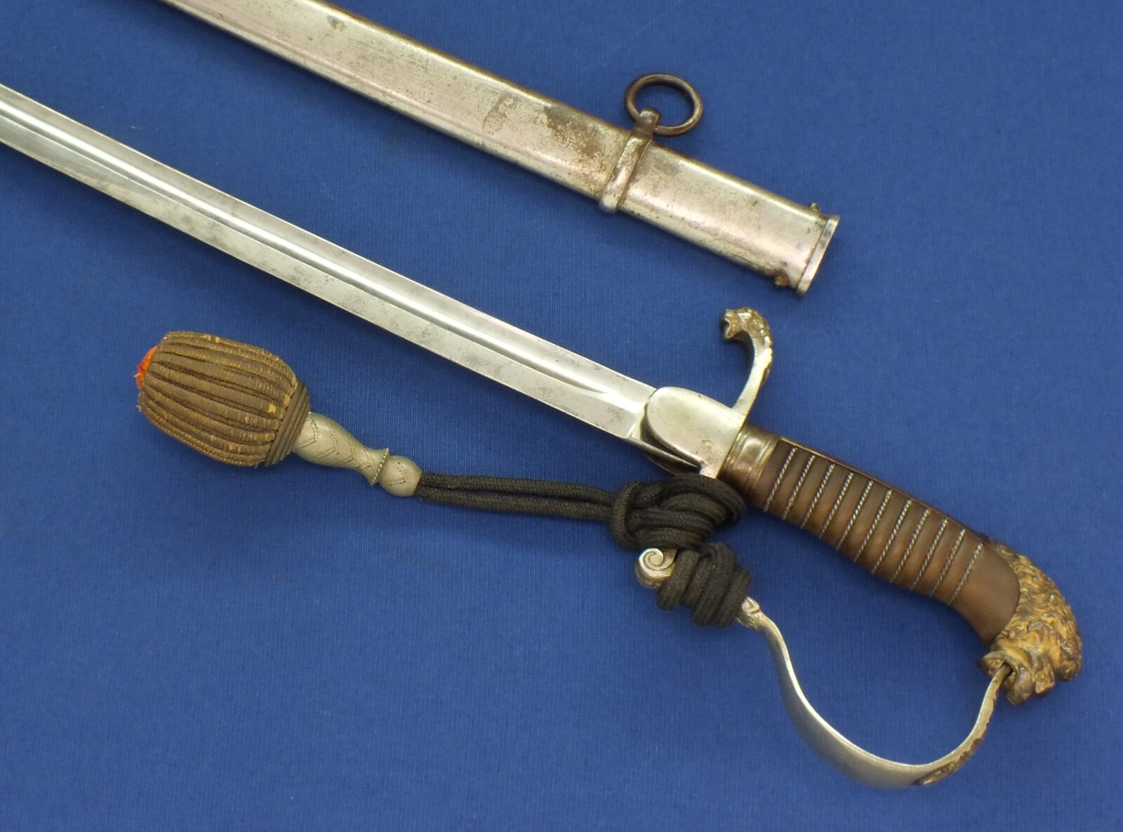 A rare antique WW1 Dutch Model 1912 officers Sword 