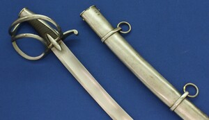 A scarce and fine Antique Dutch Napoleonic era Light CavalryTrooper Sword Model 1813 No.2. Provenance: The Rijksmuseum of Amsterdam. Length 106,5cm. In very good condition.