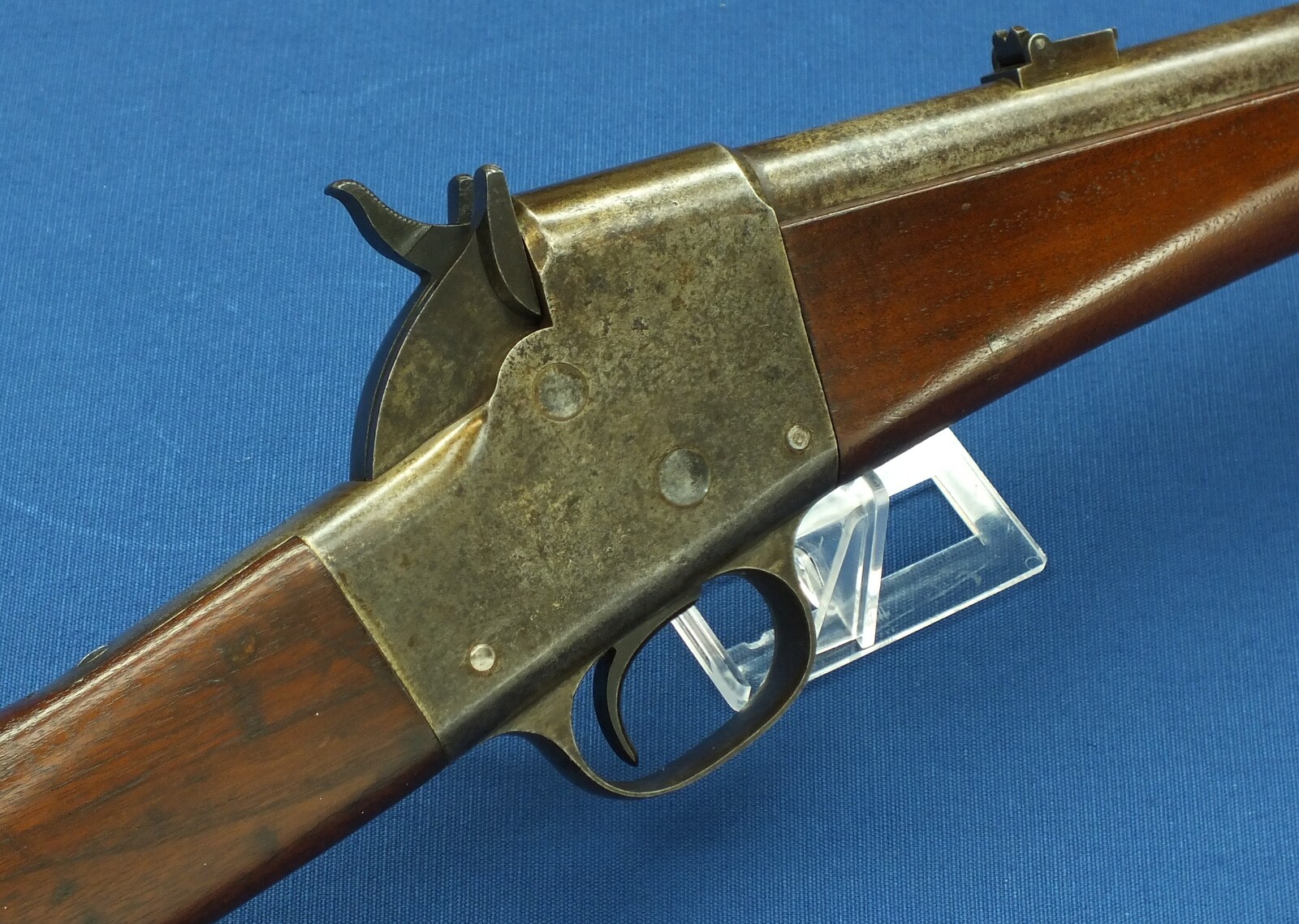 A scarce antique American martially marked US Contract Remington Single Shot Breech-loading 