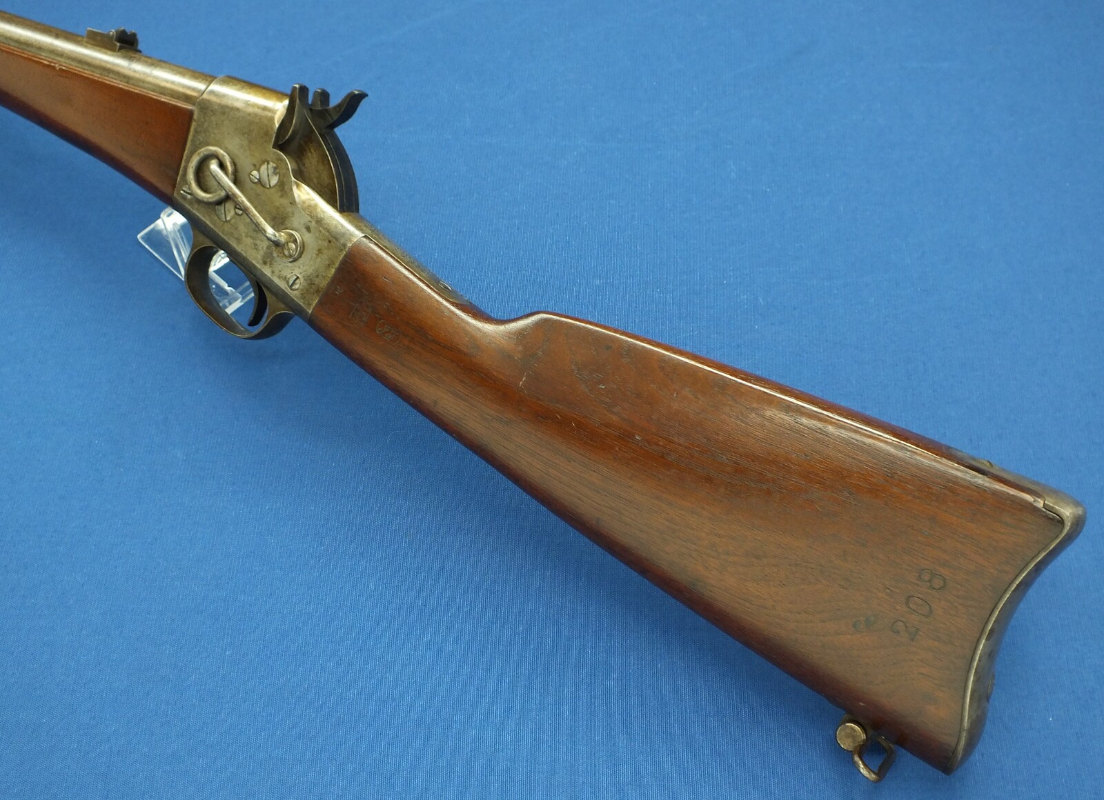 A scarce antique American martially marked US Contract Remington Single Shot Breech-loading 