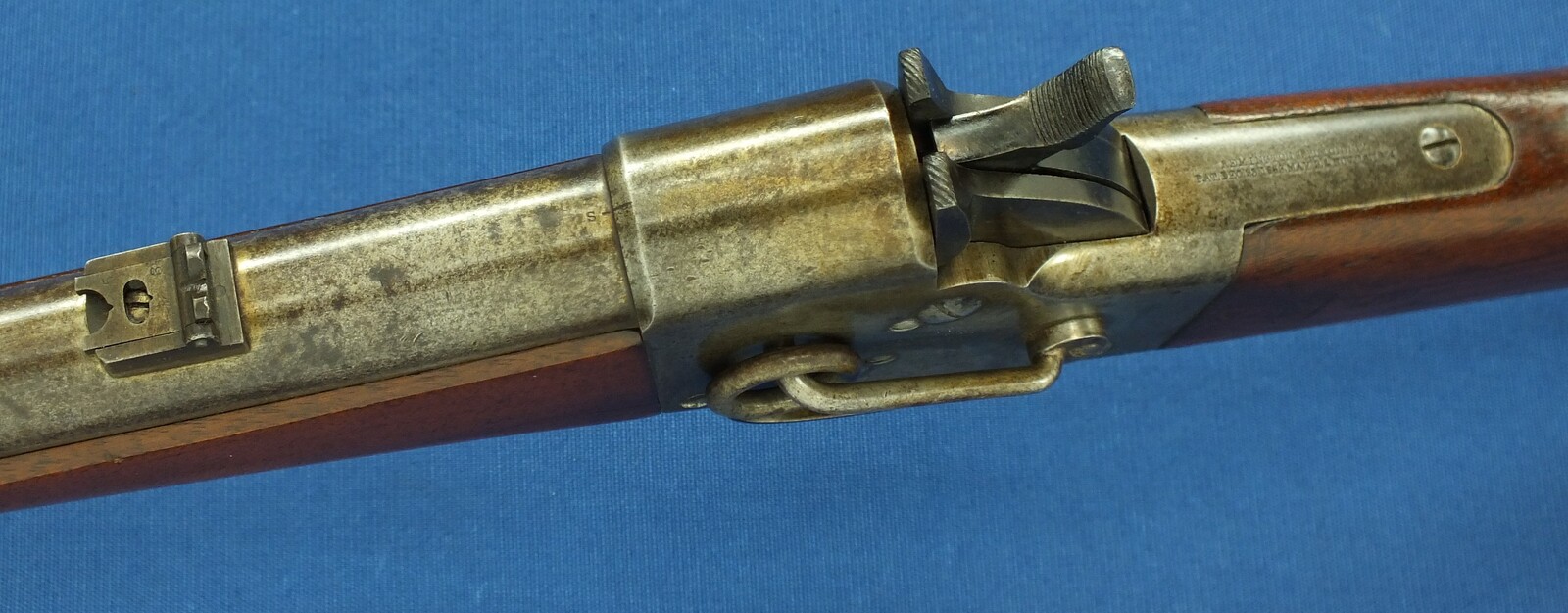 A scarce antique American martially marked US Contract Remington Single Shot Breech-loading 