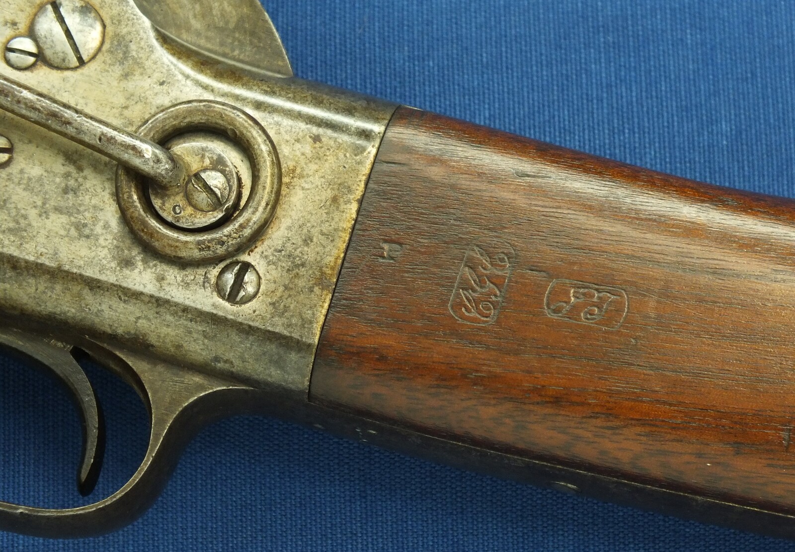 A scarce antique American martially marked US Contract Remington Single Shot Breech-loading 