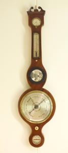A very nice 19th Century English Barometer, length 96 cm, in very good condition. Price 750 euro