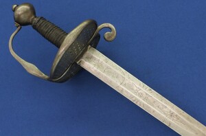A very nice antique 17th century European Walloon Sword, Blade marked W.L. length 107 cm, in very good condition. 