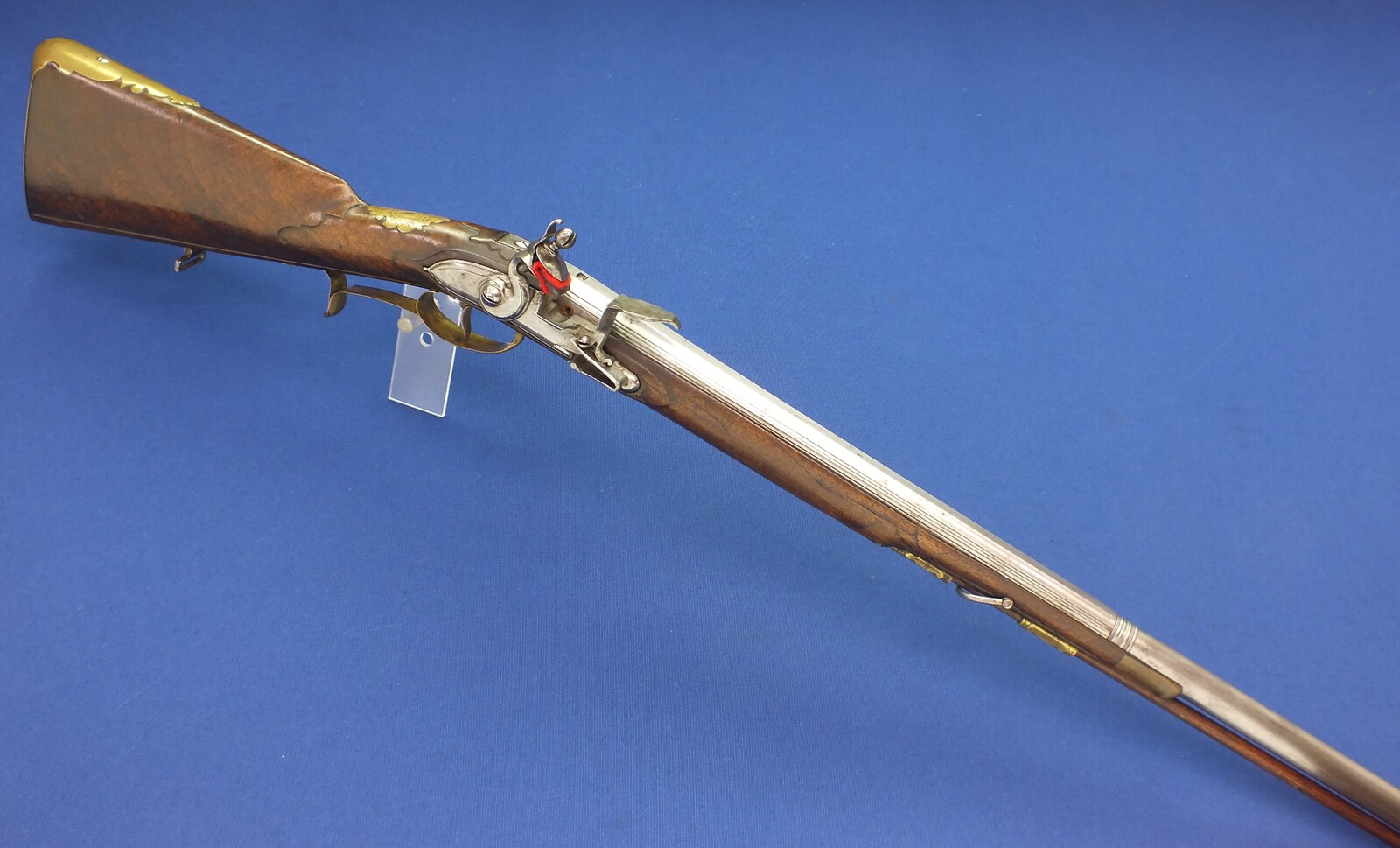 A very nice antique 18th Century German Flintlock Gun, caliber 15 mm smooth, length 145 cm, provenance the German Noble Family Thurn & Taxis - Castle Regensburg, in very good condition. Price 2.800 euro