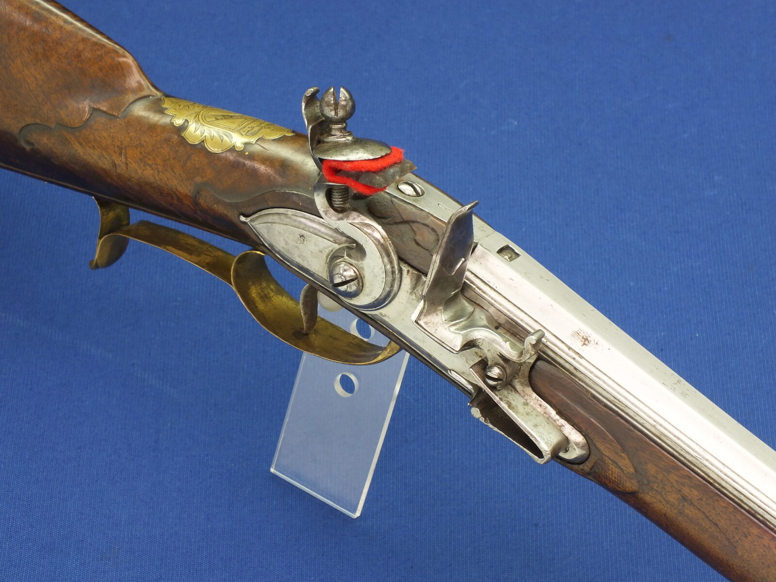 A very nice antique 18th Century German Flintlock Gun, caliber 15 mm smooth, length 145 cm, provenance the German Noble Family Thurn & Taxis - Castle Regensburg, in very good condition. Price 2.800 euro