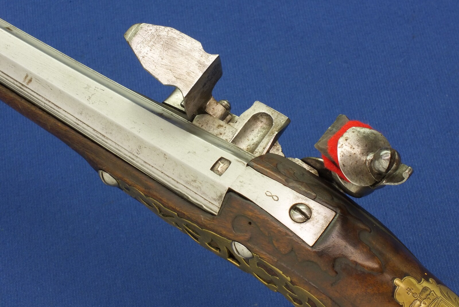 A very nice antique 18th Century German Flintlock Gun, caliber 15 mm smooth, length 145 cm, provenance the German Noble Family Thurn & Taxis - Castle Regensburg, in very good condition. Price 2.800 euro