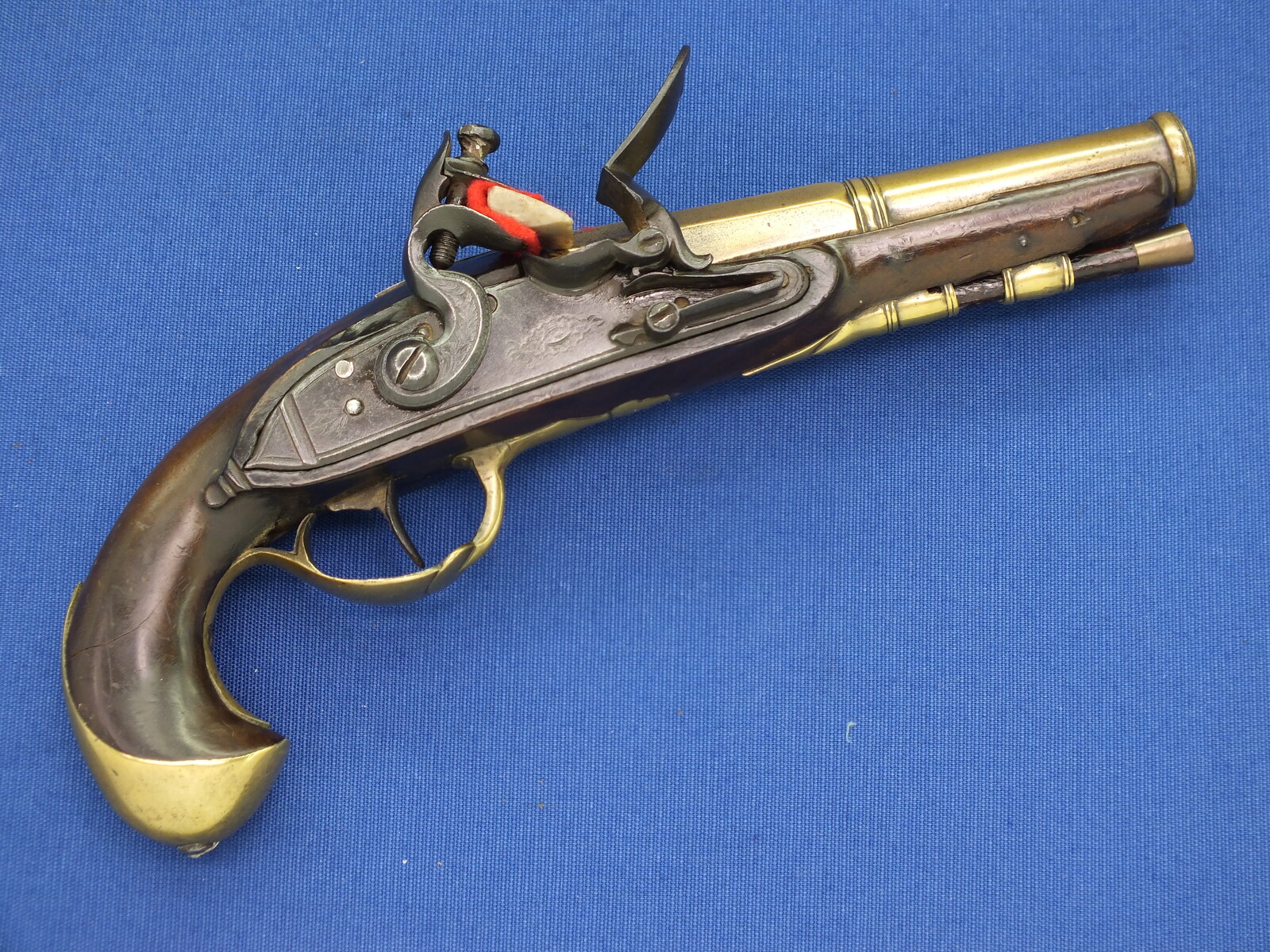 Antique Brass Revolver