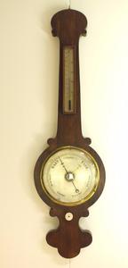 A very nice antique 19th century English Barometer . length 90 cm .  Price 675 euro