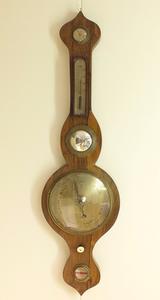 A very nice antique 19th century English Barometer,  length 95 cm. . Price  575 euro