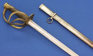A very nice antique Belgian Officers Sword Model 1889, total length 106 cm, in very good condition. Price 425 euro