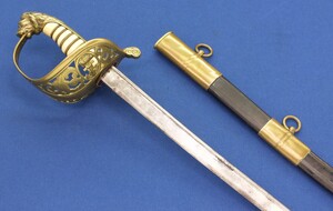 A very nice antique Dutch Naval Officers Sword Model 1882 