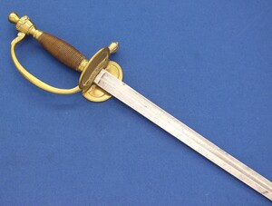 A very nice antique Dutch Officers Small Sword Model 1820, signed  