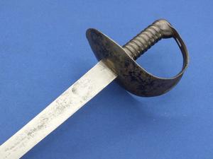 A very nice antique English 19th century Model 1845/1858 Pattern Naval Cutlass a.k.a lead cutter or boarding sword, length 87 cm, in very good condition. 