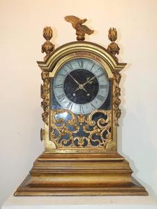 A very nice decorative 18th Century Antique German Bracket Clock with a later movement. Height 63 cm. Price 1.950 euro