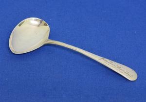 A very nice English Silver Baby Spoon, Sheffield 1960, length 11 cm, in very good condition. Price 35 euro